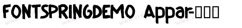 FONTSPRINGDEMO Appar字体转换